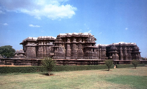 Hoysala style temple in Halebid