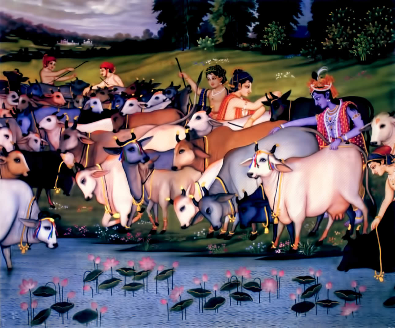 Gopala, gopas and cows