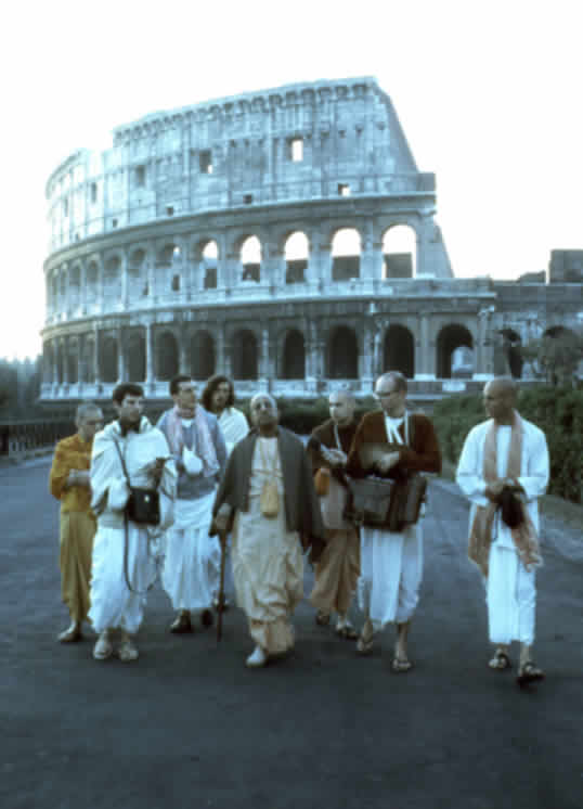 Prabhupada in Rome