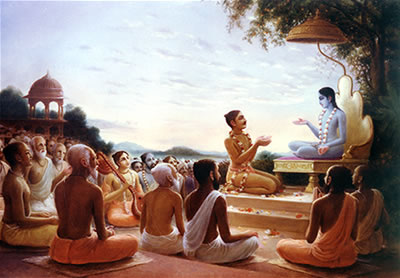 Sukhadeva Gosvami instructs Parikshik Maharaja